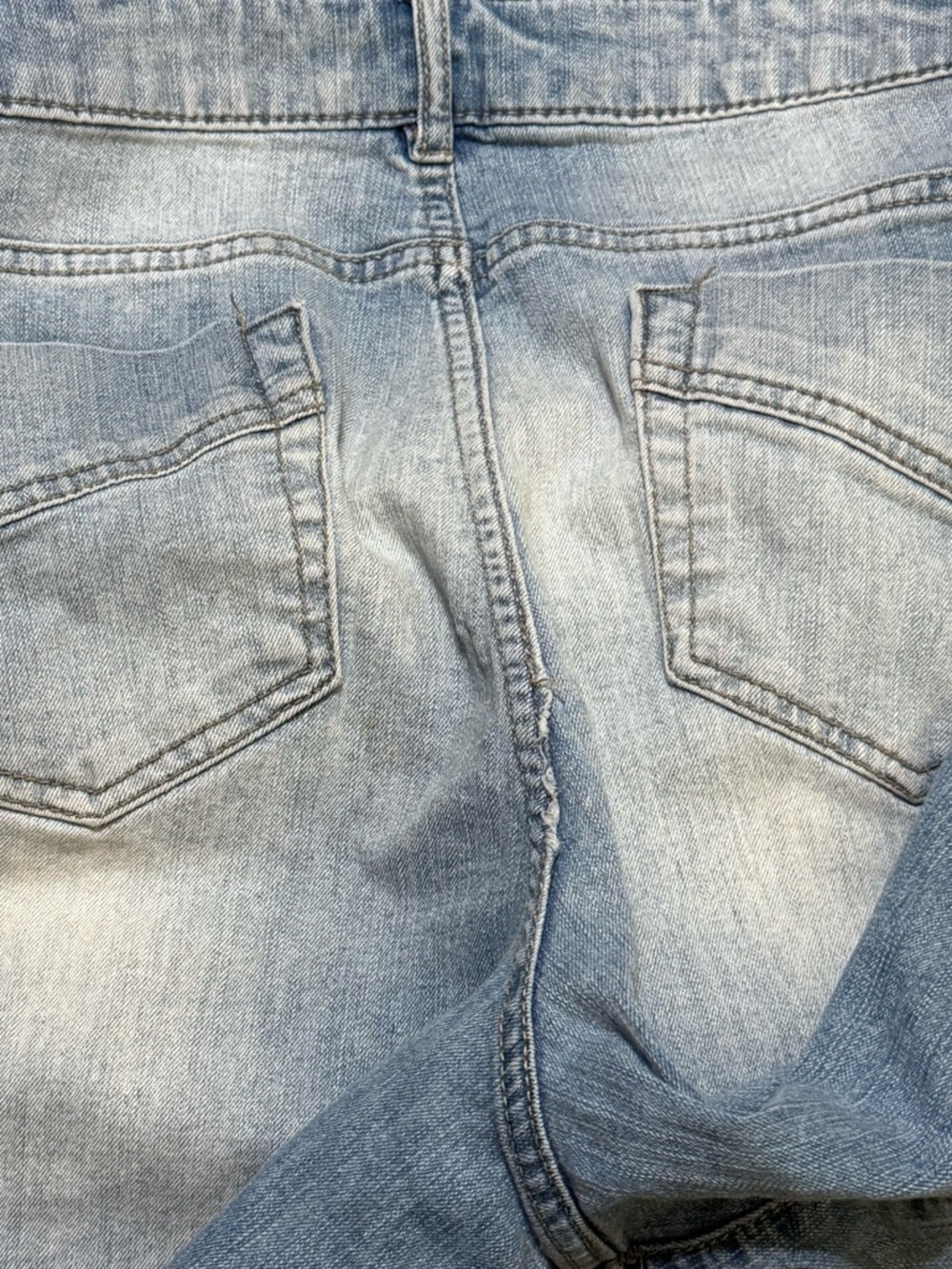 Route 66 Classic Fit Light Wash Denim Blue Jean Shorts Cotton Polyester Women 14 - Picture 7 of 17